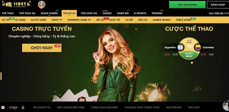 11Bet mang lại chiến thắng cho người chơi