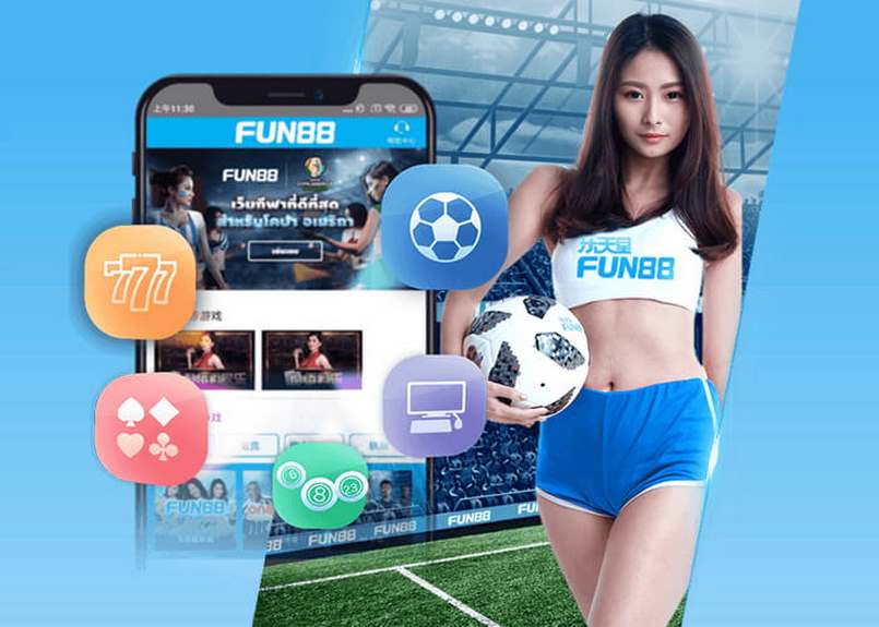 Fun88 được phủ sóng trên cái app điện thoại