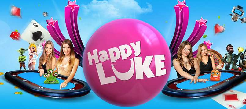 Chiếc logo rất nổi bật của HappyLuke