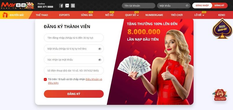 Những trò chơi cá cược tại May88 khiến các anh em sống đúng đam mê