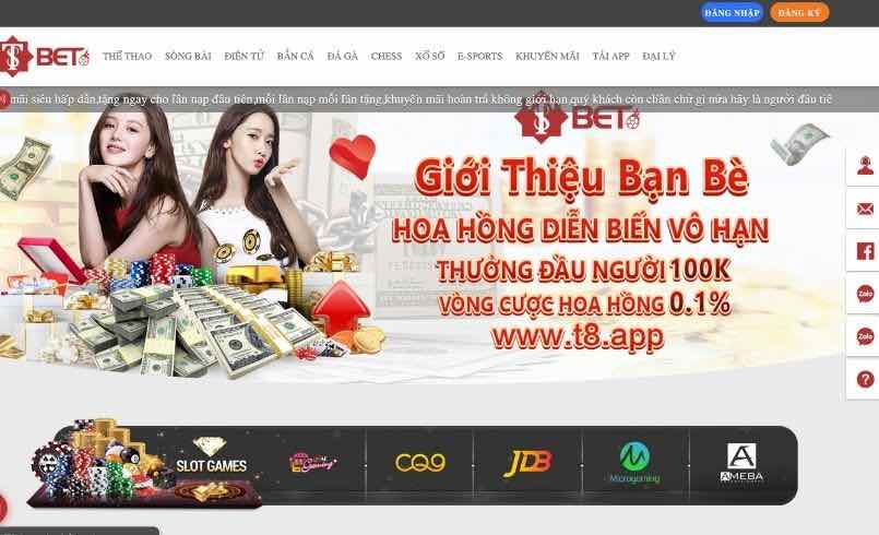 Các ưu đãi cực khủng của T8bet